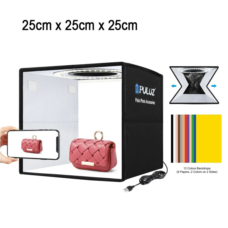 Light box portable- PULUZ 25x25x25