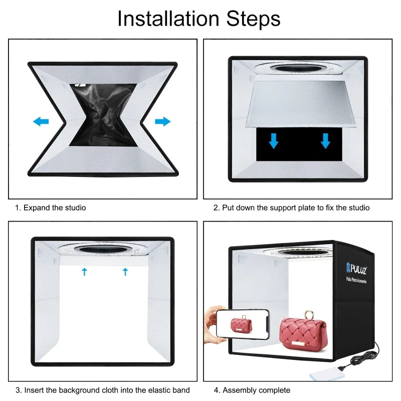 Light box portable- PULUZ 25x25x25